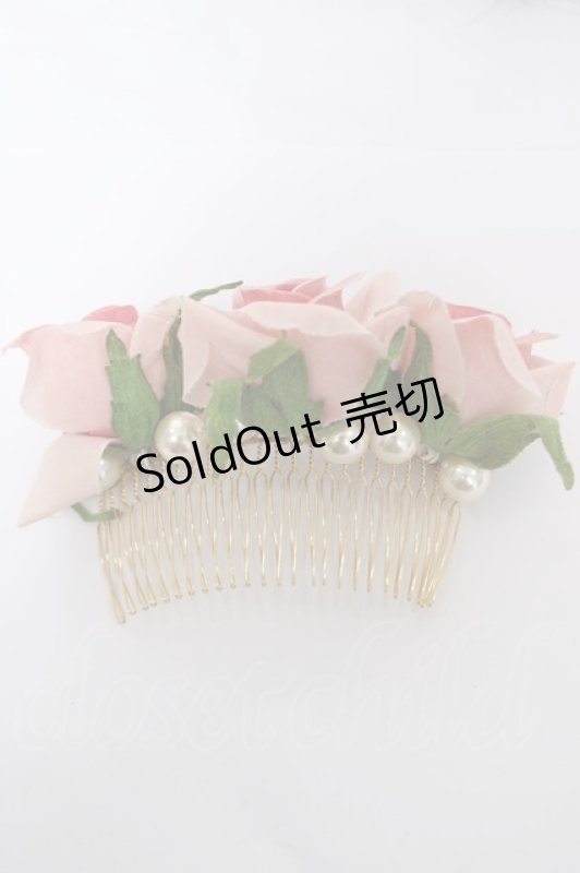 画像2: JESUS DIAMANTE / プリンセスコーム  ピンク Y-26-04-19-068-JE-AC-SZ-ZY (2)