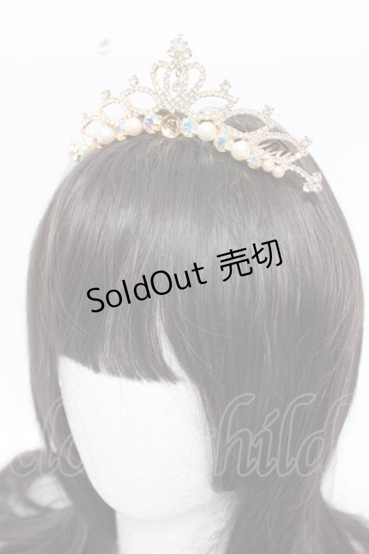 画像1: JESUS DIAMANTE / プリンセスティアラ  ゴールド Y-26-04-19-070-JE-AC-SZ-ZY (1)