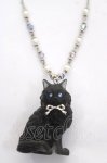 画像1: axes femme POETIQUE / ガーデンキャットネックレス  黒 Y-26-04-19-007-AX-AC-SZ-ZY (1)