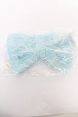 画像2: MILK / リボンファーポーチ  サックス Y-26-04-19-098-ML-ZA-SZ-ZY (2)
