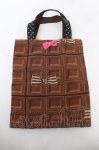 画像1: Emily Temple cute / 板チョコリボンミニトートバッグ  ブラウン Y-26-04-19-100-ET-BG-SZ-ZY (1)