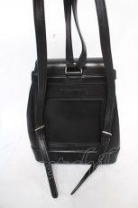 画像3: Jean Paul GAULTIER / メタルロゴプレート付きレザーリュック  ブラック Y-26-04-19-106-GO-BG-SZ-ZY (3)