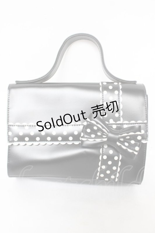 画像1: Shirley Temple / プレゼントリボンハンドバッグ  黒 Y-26-04-19-110-ET-BG-SZ-ZY (1)