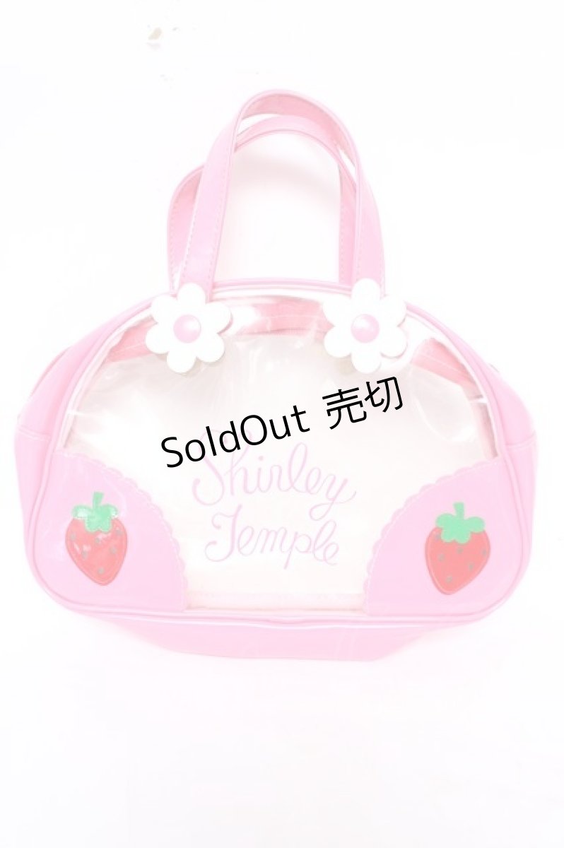 画像1: Shirley Temple / いちごクリアバッグ  ピンク Y-26-04-19-112-ET-BG-SZ-ZY (1)