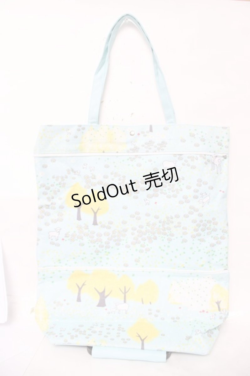 画像1: Franche Lippee / ゴロゴロ2WAYキャリーバッグ  サックス Y-26-04-19-116-LO-BG-SZ-ZY (1)