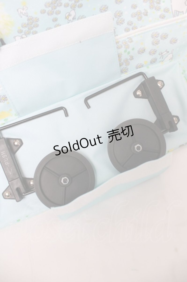 画像3: Franche Lippee / ゴロゴロ2WAYキャリーバッグ  サックス Y-26-04-19-116-LO-BG-SZ-ZY (3)