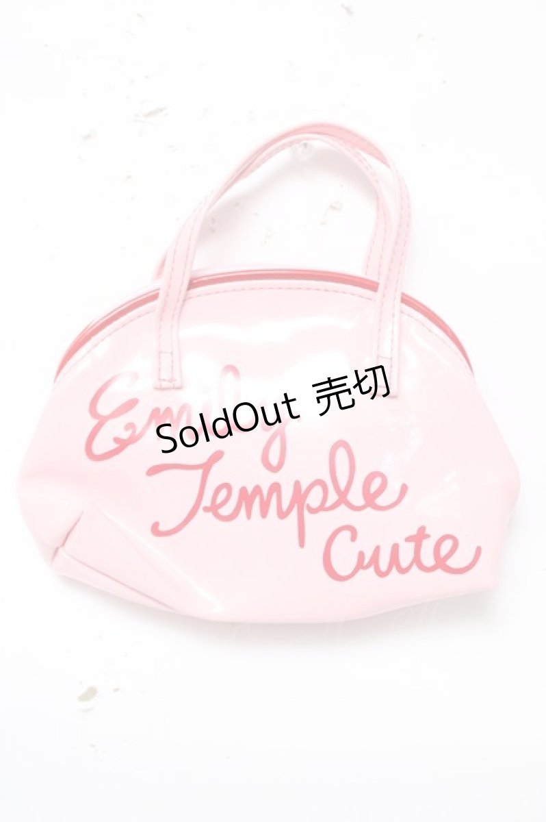 画像1: Emily Temple cute / ロゴプリントエナメルミニバッグ  ピンク Y-26-04-19-119-ET-BG-SZ-ZY (1)