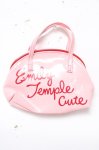 画像1: Emily Temple cute / ロゴプリントエナメルミニバッグ  ピンク Y-26-04-19-119-ET-BG-SZ-ZY (1)