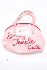 画像1: Emily Temple cute / ロゴプリントエナメルミニバッグ  ピンク Y-26-04-19-119-ET-BG-SZ-ZY (1)
