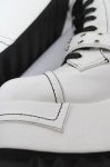 画像6: YOSUKE / 厚底ベルト付きレースアップブーツ L 白 Y-26-04-19-121-PU-SH-SZ-ZY (6)