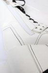 画像7: YOSUKE / 厚底ベルト付きレースアップブーツ L 白 Y-26-04-19-121-PU-SH-SZ-ZY (7)