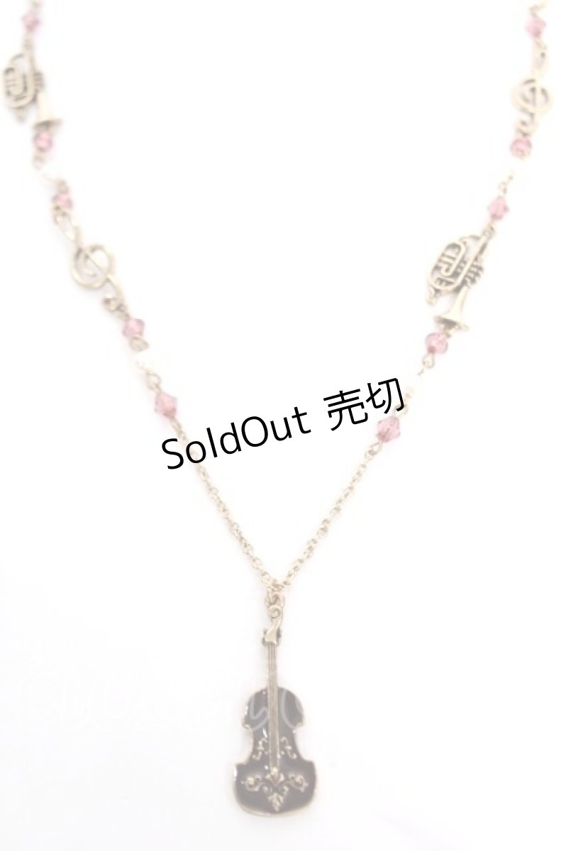 画像1: axes femme / 楽器ネックレス  ゴールド Y-26-04-19-018-AX-AC-SZ-ZY (1)