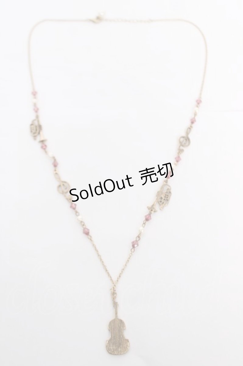 画像2: axes femme / 楽器ネックレス  ゴールド Y-26-04-19-018-AX-AC-SZ-ZY (2)