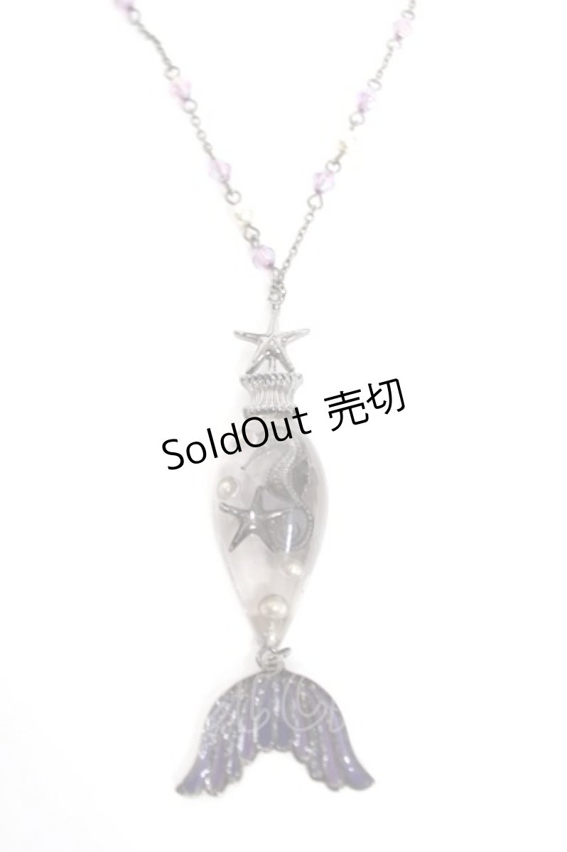 画像1: axes femme POETIQUE / マーメイドパフュームネックレス  ガンメタ Y-26-04-19-019-AX-AC-SZ-ZS (1)