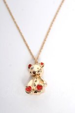 画像1: m petit by misako / AM*ビジュークマネックレス  ゴールド Y-26-04-19-022-LO-AC-SZ-ZY (1)