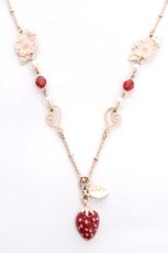 画像1: axes femme / フレッシュベリーネックレス  ピンクゴールド Y-26-04-19-003-AX-AC-SZ-ZS (1)