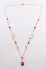 画像2: axes femme / フレッシュベリーネックレス  ピンクゴールド Y-26-04-19-003-AX-AC-SZ-ZS (2)