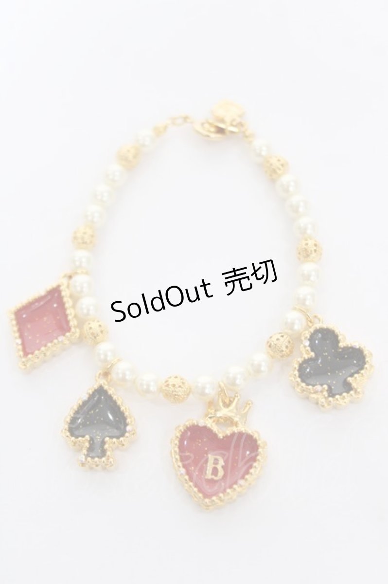 画像1: BABY, THE STARS SHINE BRIGHT / HEART TRUMPブレスレット  ゴールド Y-26-04-19-044-LO-AC-SZ-ZY (1)
