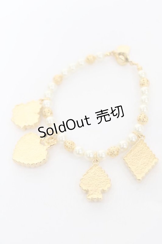 画像2: BABY, THE STARS SHINE BRIGHT / HEART TRUMPブレスレット  ゴールド Y-26-04-19-044-LO-AC-SZ-ZY (2)