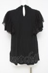 画像2: axes femme / レースラッフルテレコトップス  黒 Y-26-04-21-067-AX-TO-SZ-ZY (2)