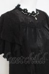 画像3: axes femme / レースラッフルテレコトップス  黒 Y-26-04-21-067-AX-TO-SZ-ZY (3)