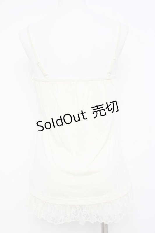 画像2: axes femme / ストラップ付きキャミソール M 生成り Y-26-04-21-007-AX-TO-SZ-ZY (2)