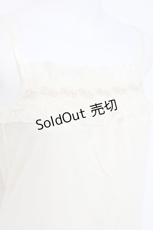 画像3: axes femme / ストラップ付きキャミソール M 生成り Y-26-04-21-007-AX-TO-SZ-ZY (3)