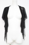 画像1: axes femme / 花総レースボレロ M 黒 Y-26-04-21-074-AX-TO-SZ-ZY (1)