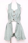 画像1: axes femme POETIQUE / クラシックホルターベスト  グリーン Y-26-04-21-078-AX-TO-SZ-ZY (1)