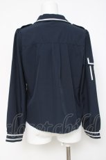 画像3: axes femme / ダブルボタンブラウス  紺 Y-26-04-21-084-AX-BL-SZ-ZY (3)
