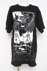 画像1: LISTEN FLAVOR / プリントTEE  黒 Y-26-04-21-097-PU-TO-SZ-ZY (1)