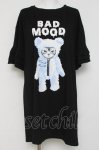 画像1: LISTEN FLAVOR / bad mood　TEE  黒 Y-26-04-21-098-PU-TO-SZ-ZY (1)