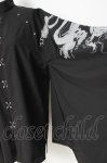 画像4: ililil / 【天濤霊縁】着物風シャツ F ブラック Y-26-04-21-110-PU-BL-SZ-ZY (4)