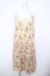 画像1: axes femme / 花柄ティアードキャミワンピース M 生成り Y-26-04-21-114-AX-OP-SZ-ZY (1)