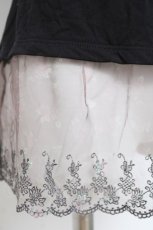 画像4: axes femme / 花柄チュールレース使いタンク M 黒 Y-26-04-21-012-AX-TO-SZ-ZS (4)