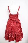 画像2: axes femme kawaii / ハートドット柄ジャンスカ M 赤 Y-26-04-21-127-AX-OP-SZ-ZY (2)