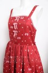 画像3: axes femme kawaii / ハートドット柄ジャンスカ M 赤 Y-26-04-21-127-AX-OP-SZ-ZY (3)