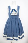 画像1: axes femme kawaii / オリビアジャンパースカート  ブルー Y-26-04-21-132-AX-OP-SZ-ZY (1)