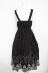 画像2: axes femme POETIQUE / 裾刺繍ワンピース  黒 Y-26-04-21-135-AX-OP-SZ-ZY (2)