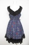 画像2: NIBBLE POISON / ナイトメアチェックワンピース  パープル Y-26-04-21-138-PU-OP-SZ-ZY (2)