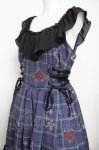 画像3: NIBBLE POISON / ナイトメアチェックワンピース  パープル Y-26-04-21-138-PU-OP-SZ-ZY (3)