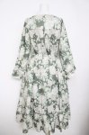 画像2: axes femme / ブルームフラワー柄ワンピース  グリーン Y-26-04-21-144-AX-OP-SZ-ZY (2)