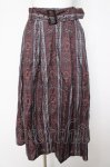 画像1: axes femme / アンティークローズスカート  ワイン Y-26-04-21-157-AX-SK-SZ-ZY (1)