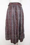 画像2: axes femme / アンティークローズスカート  ワイン Y-26-04-21-157-AX-SK-SZ-ZY (2)
