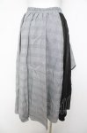 画像2: axes femme / バイカラーフリルスカート  グレー Y-26-04-21-161-AX-SK-SZ-ZY (2)