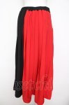 画像2: LISTEN FLAVOR / プリーツオーバースカート付きショートパンツ  赤 Y-26-04-21-165-PU-PA-SZ-ZY (2)