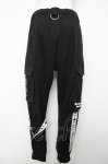 画像2: SEX POT ReVeNGe / ROSE SKULL LOGO BELT ジョガー パンツ L 黒 Y-26-04-21-183-SP-PA-SZ-ZY (2)