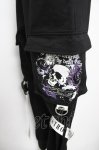 画像3: SEX POT ReVeNGe / ROSE SKULL LOGO BELT ジョガー パンツ L 黒 Y-26-04-21-183-SP-PA-SZ-ZY (3)