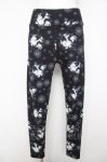 画像1: NieR Clothing / 和柄九尾柄レギンス  黒 Y-26-04-21-185-PU-PA-SZ-ZY (1)