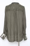 画像2: axes femme / 袖レースアップブラウス M グリーン Y-26-04-21-022-AX-TO-SZ-ZY (2)